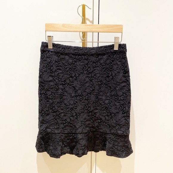 club Monaco cotton lace overlay skirt - Picture 1 of 5